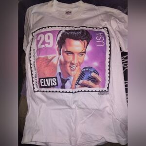 Elvis Presley Graphic Tee - White